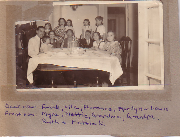 Miller Family Photo, Scanned from Debra Rudolph