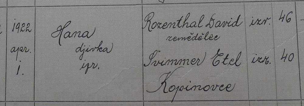 Hana "Honka" Rosenthal