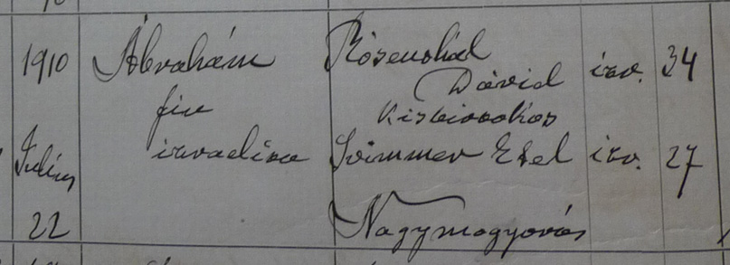 Abraham Rosenthal Birth
